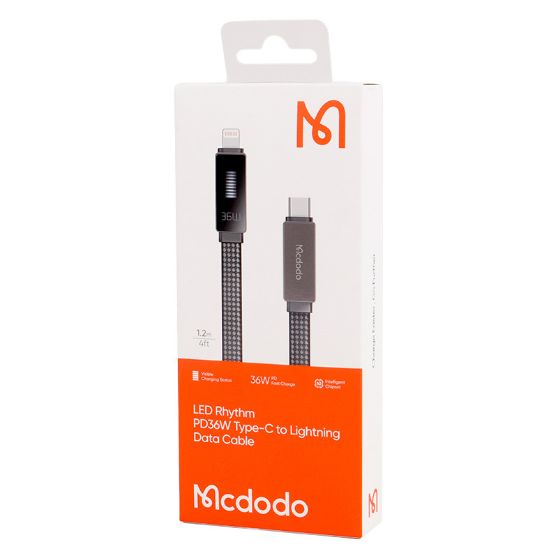کابل تبدیل فست شارژ Mcdodo CA-4960 Type-C To Lightning 3A PD 36W 1.2m