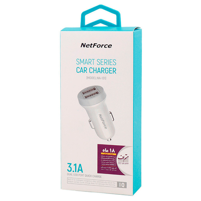 شارژر فندکی فست شارژ Netforce NA-131 3.1A 15.5W