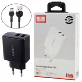 شارژر دیواری فست شارژ Earldom ES-EU15 2.4A 12W + کابل تایپ سی