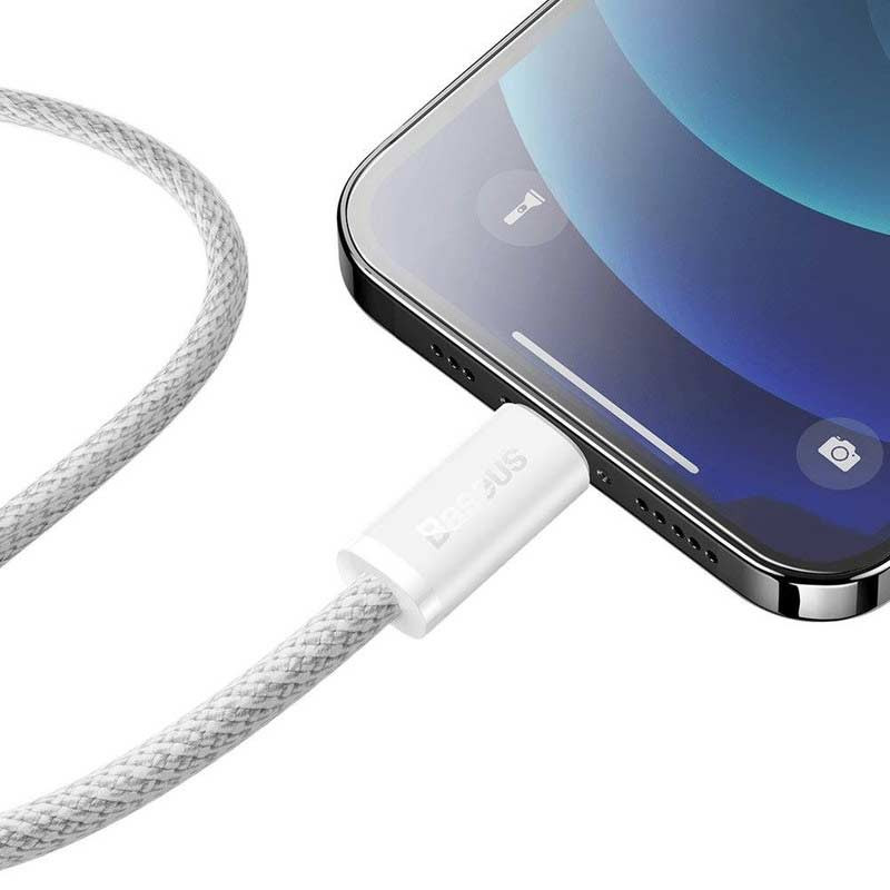کابل تبدیل فست شارژ Baseus CALD0001 Type-C To Lightning PD 20W 2.4A 2m