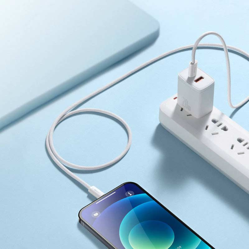 کابل تبدیل فست شارژ Baseus CALD0001 Type-C To Lightning PD 20W 2.4A 2m