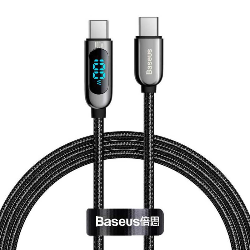 کابل تبدیل فست شارژ Baseus CATSK-B Type-C to Type-C 5A 100W 1m