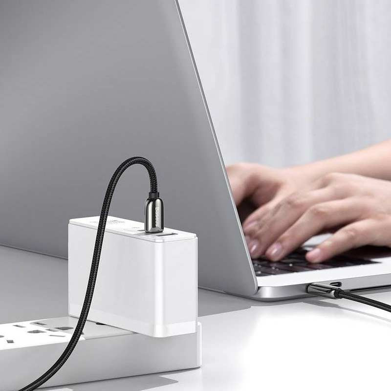 کابل تبدیل فست شارژ Baseus CATSK-B Type-C to Type-C 5A 100W 1m