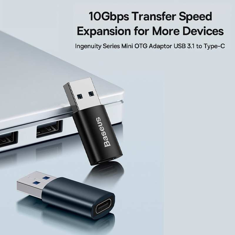 تبدیل Baseus Ingenuity Series ZJJQ0001 Type-C to USB3.1 OTG