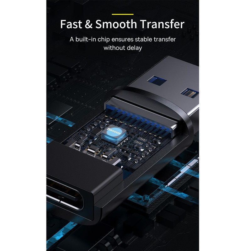 تبدیل Baseus Ingenuity Series ZJJQ0001 Type-C to USB3.1 OTG