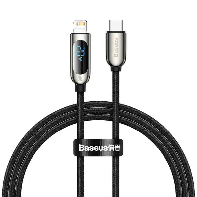 کابل تبدیل فست شارژ Baseus CATLSK Type-C to Lightning PD 20W 2.22A 1m