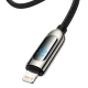 کابل تبدیل فست شارژ Baseus CATLSK Type-C to Lightning PD 20W 2.22A 1m