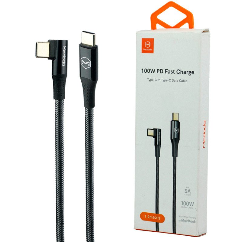 کابل تبدیل فست شارژ Mcdodo CA-8320 Type-C to Type-C PD 100W 5A 1.2m یکسر L