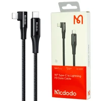 کابل تبدیل فست شارژ Mcdodo CA-132 Type-C to Lightning 3A PD 36W 2m یکسر L