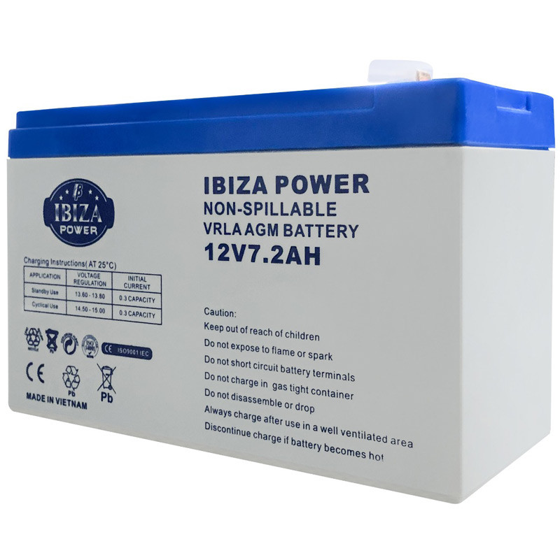 باتری ۱۲ ولت Ibiza 7200mAh