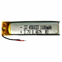 باتری لیتیوم 1100mAh 34*8*4.5mm 450833