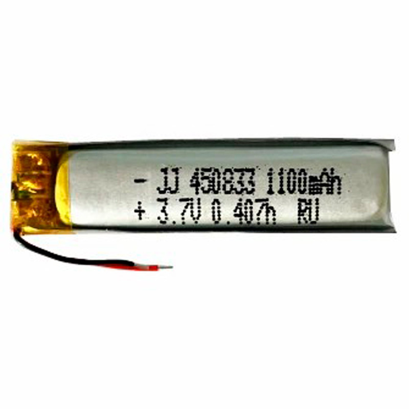 باتری لیتیوم 1100mAh 34*8*4.5mm 450833
