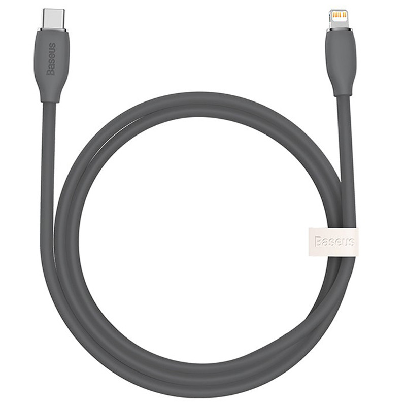 کابل تبدیل فست شارژ Baseus CAGD02000 Type-C To Lightning PD 20W 2.4A 1.2m