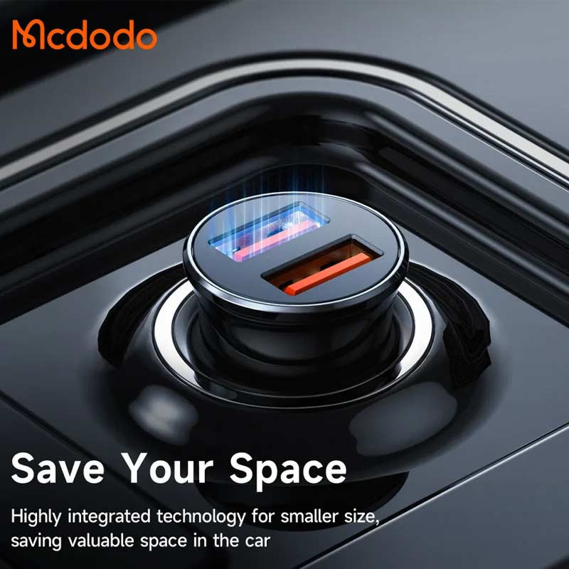 شارژر فندکی فست شارژ Mcdodo CC-6602 2.4A 12W