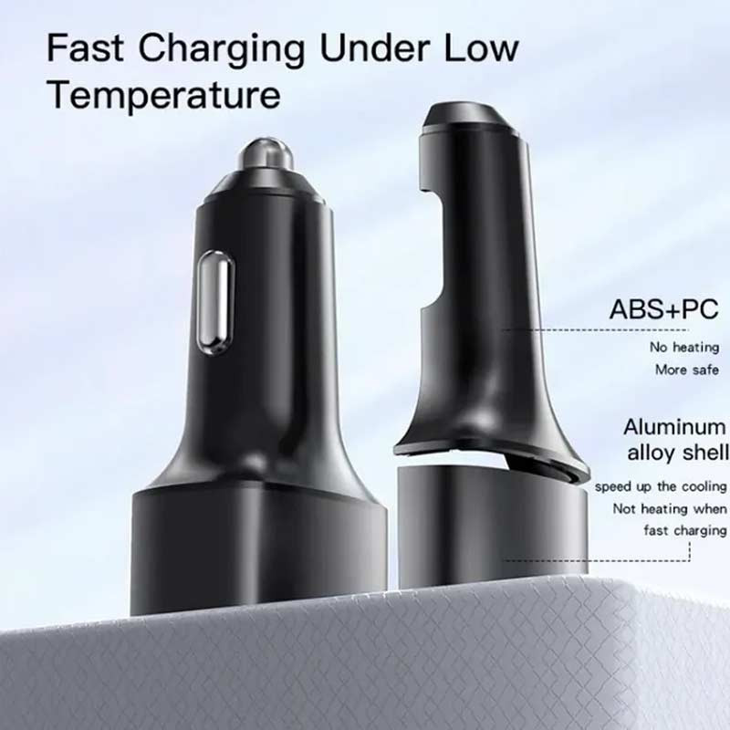 شارژر فندکی فست شارژ Yesido Y46 QC3.0 PD 3A 18W