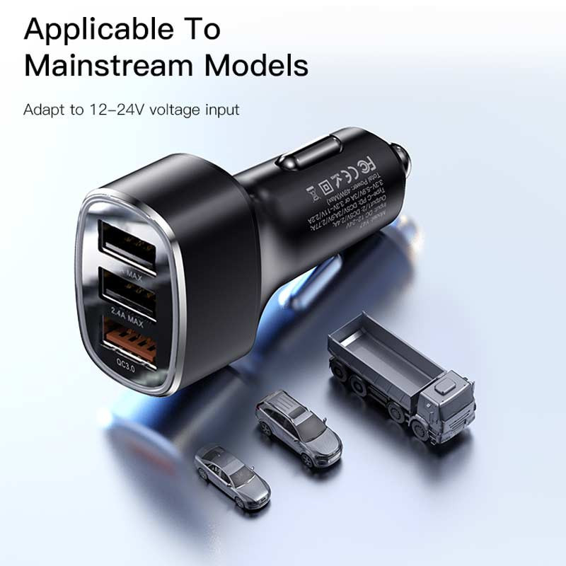 شارژر فندکی فست شارژ Yesido Y46 QC3.0 PD 3A 18W