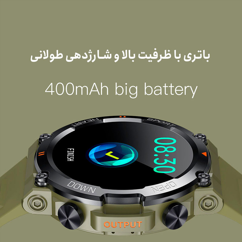 ساعت هوشمند هیوامی Hivami Camp K56 Pro 45mm