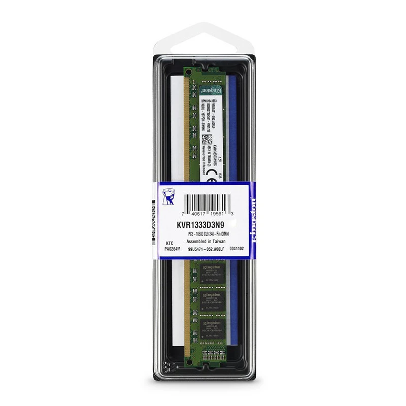 رم کامپیوتر Kingston KVR1333 DDR3 2GB