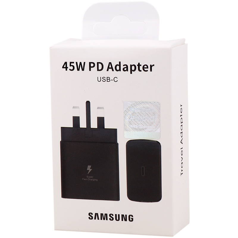خرید شارژر دیواری 45 وات سامسونگ EP-TA845XBEGCN PD 3A