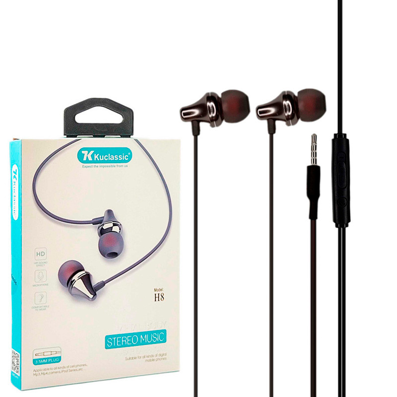 هندزفری kuclassic H8