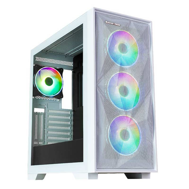 کیس کامپیوتر مسترتک Master Tech Hunter X Gaming White