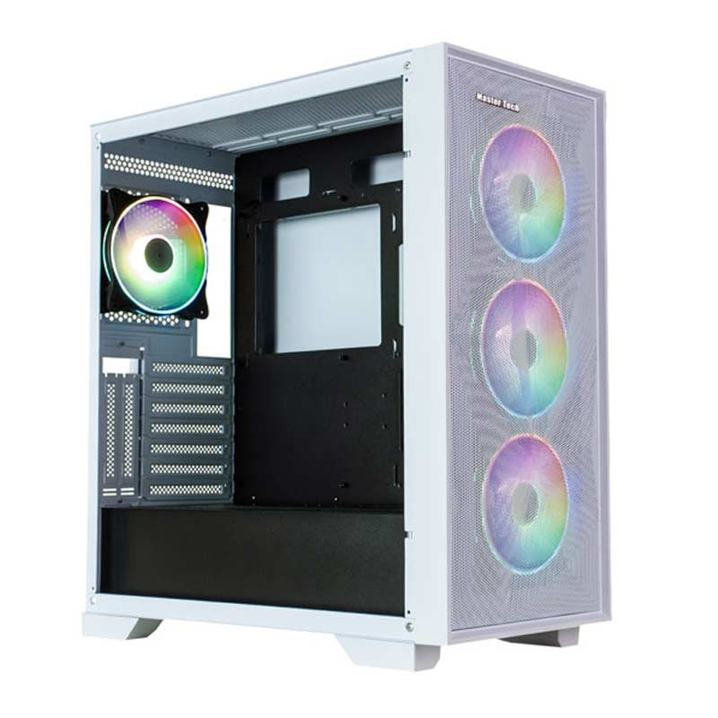 کیس کامپیوتر مسترتک Master Tech Hunter X Gaming White