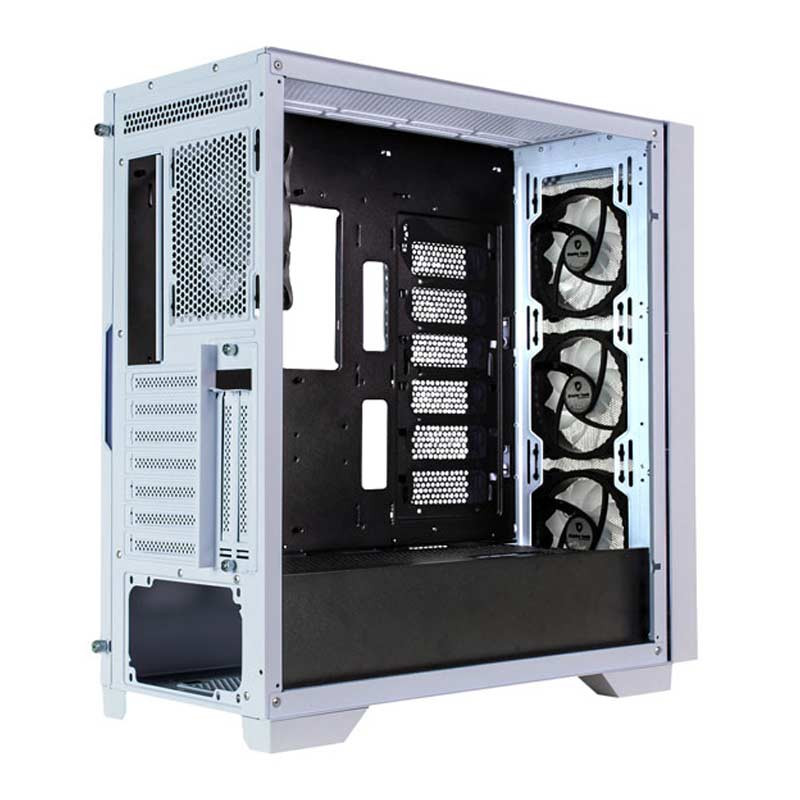 کیس کامپیوتر مسترتک Master Tech Hunter X Gaming White