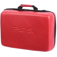 کیف کنسول بازی PS5 چرمی قرمز