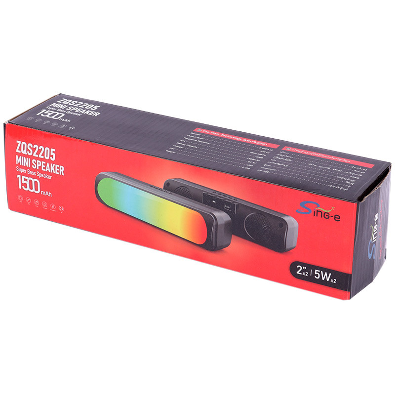 اسپیکر بلوتوثی رم و فلش خور Sing-E ZQS2205
