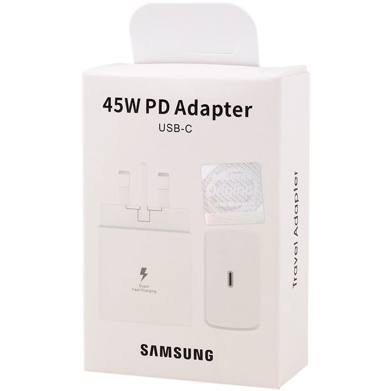 خرید شارژر دیواری 45 وات سامسونگ EP-TA845XBEGCN PD 3A
