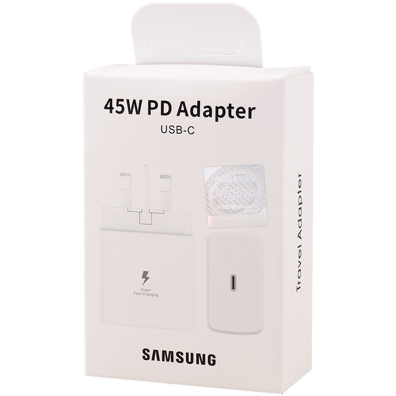 خرید شارژر دیواری 45 وات سامسونگ EP-TA845XBEGCN PD 3A