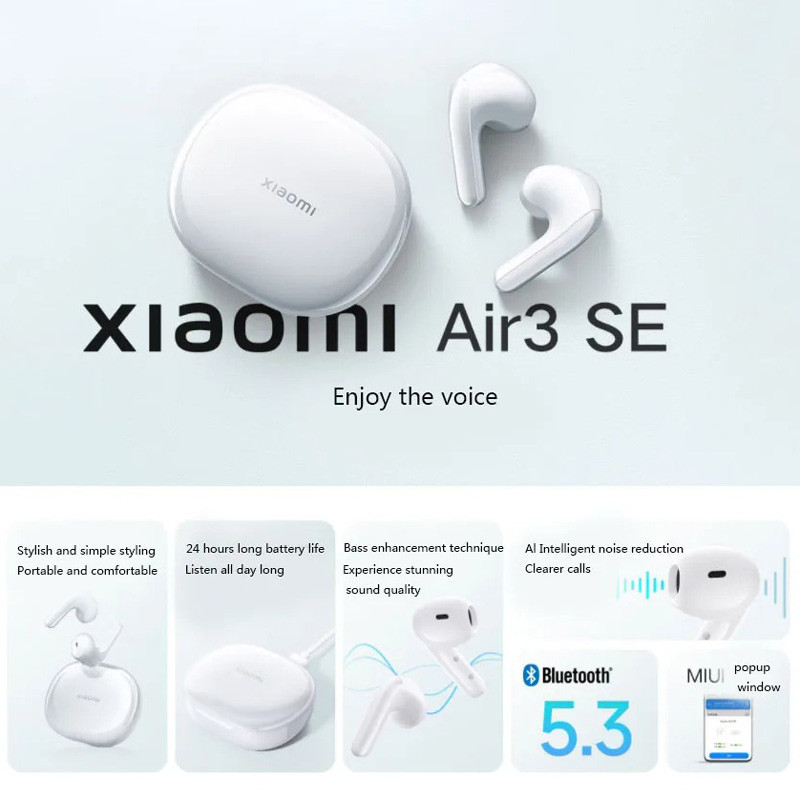 هندزفری بلوتوث دو تایی Xiaomi Redmi Air 3 SE M2301E1 TWS