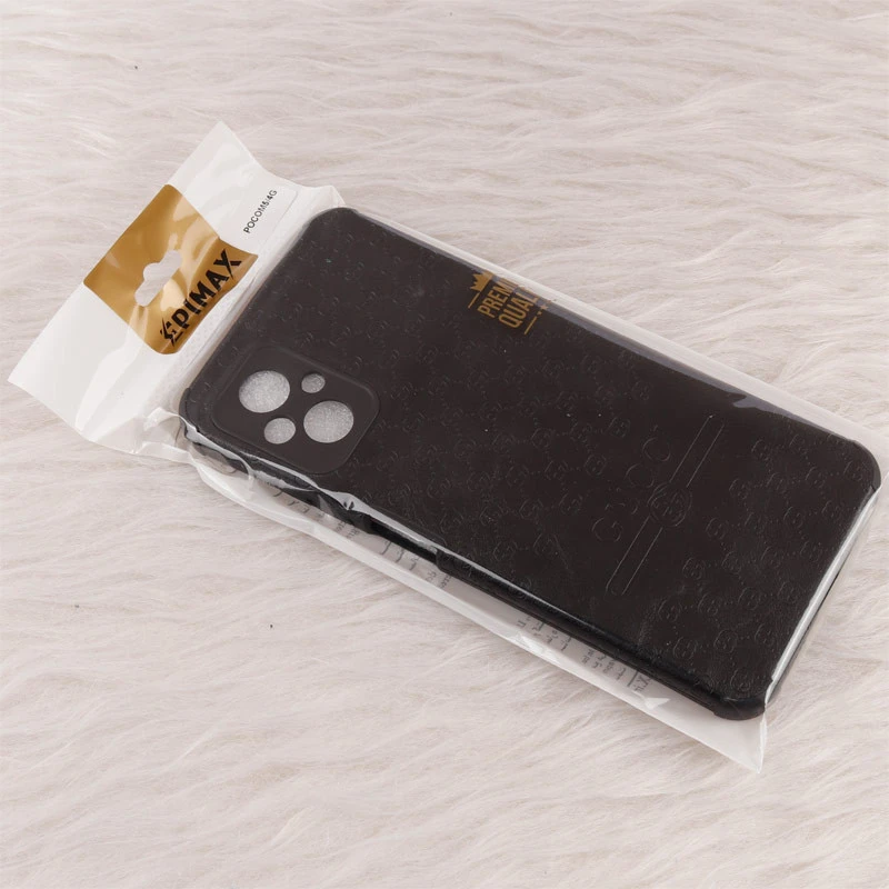 قاب چرمی Epimax طرح Gucci محافظ لنزدار Xiaomi Poco M5 4G