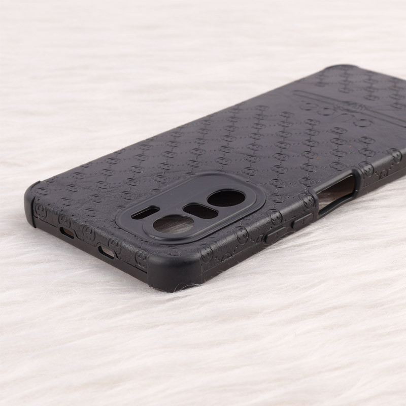 قاب چرمی Epimax طرح Gucci محافظ لنزدار Xiaomi Poco F3