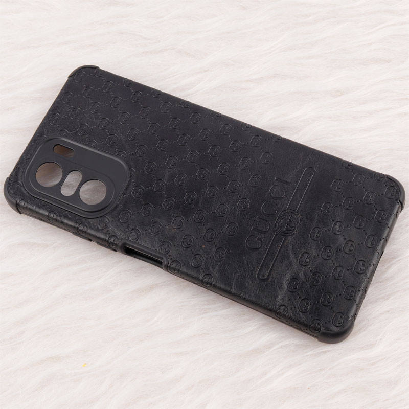 قاب چرمی Epimax طرح Gucci محافظ لنزدار Xiaomi Poco F3