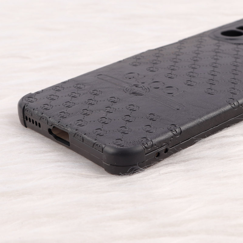 قاب چرمی Epimax طرح Gucci محافظ لنزدار Xiaomi Poco F3