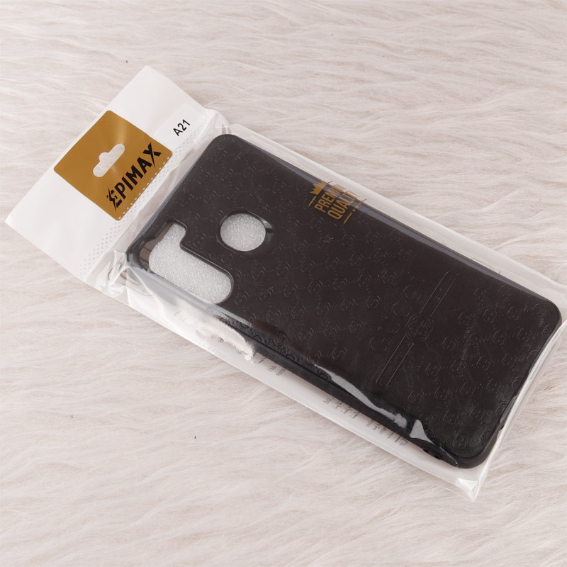 قاب چرمی Epimax طرح Gucci محافظ لنزدار Samsung Galaxy A21