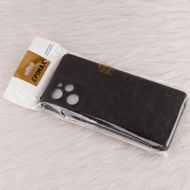 قاب چرمی Epimax طرح Gucci محافظ لنزدار Xiaomi Poco X5 Pro