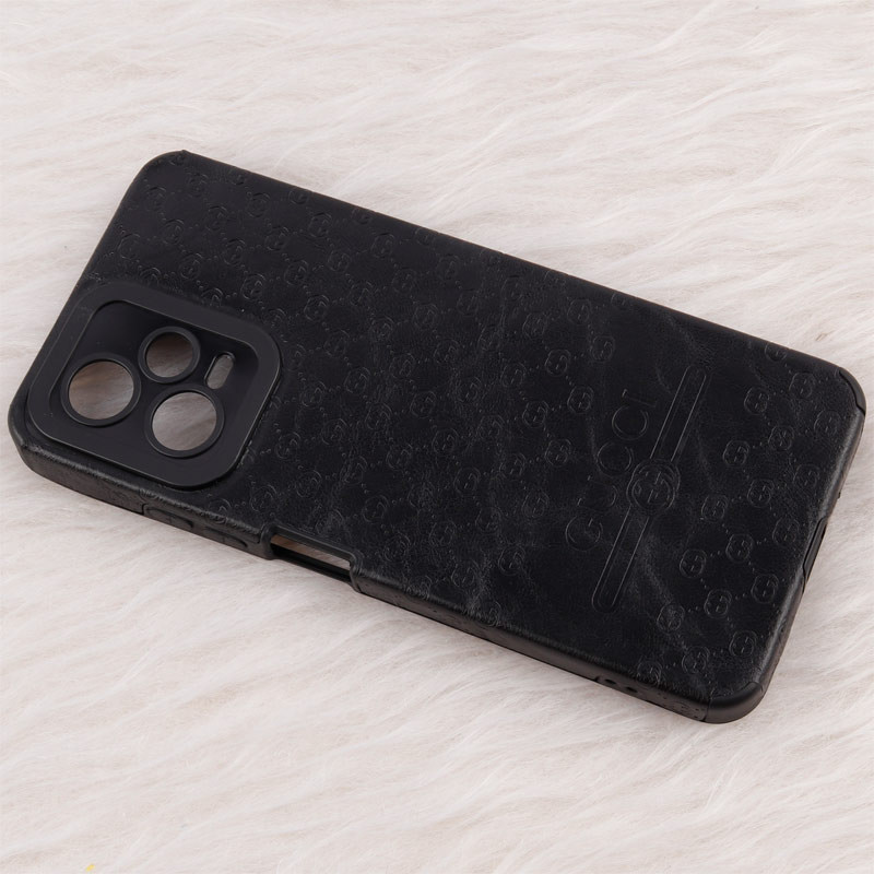 قاب چرمی Epimax طرح Gucci محافظ لنزدار Xiaomi Redmi Note 12 5G / Poco X5
