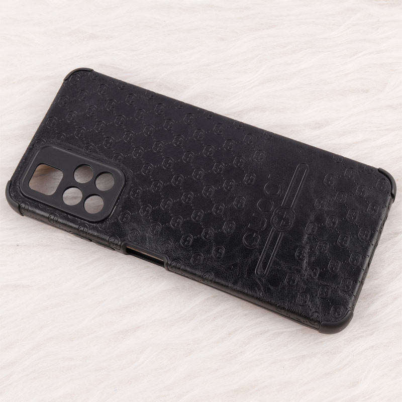 قاب چرمی Epimax طرح Gucci محافظ لنزدار Xiaomi Redmi Note 11T / Poco M4 Pro