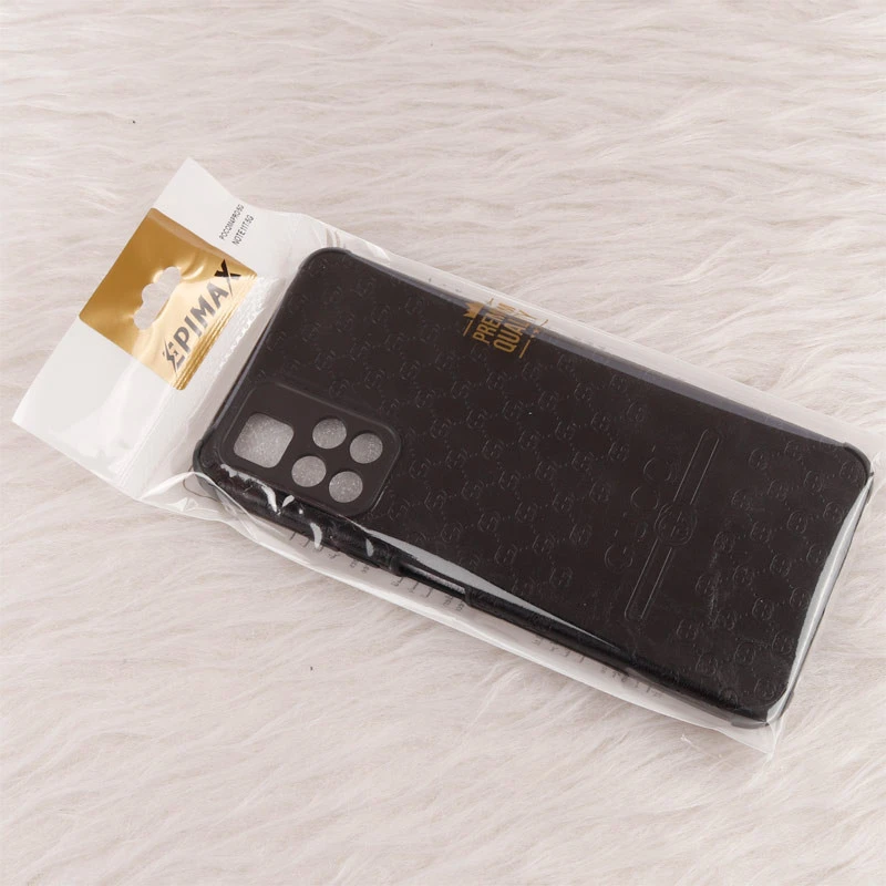 قاب چرمی Epimax طرح Gucci محافظ لنزدار Xiaomi Redmi Note 11T / Poco M4 Pro