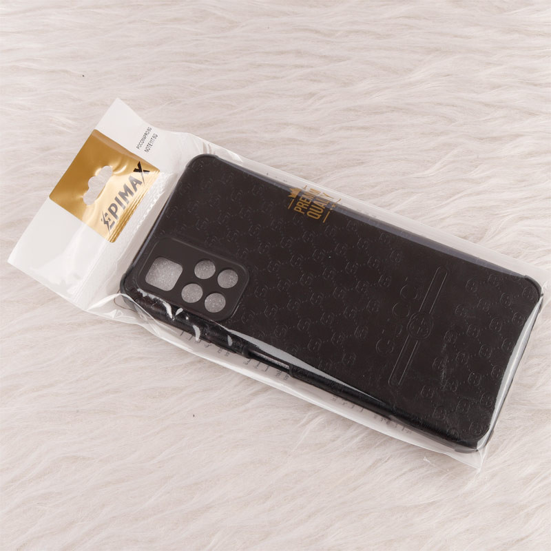 قاب چرمی Epimax طرح Gucci محافظ لنزدار Xiaomi Redmi Note 11T / Poco M4 Pro