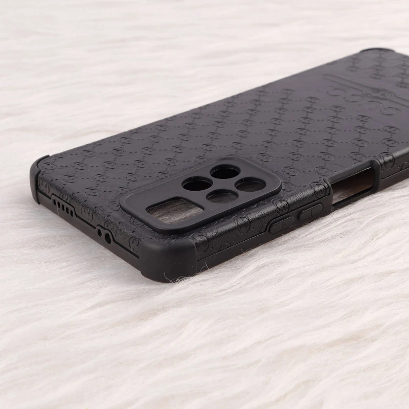 قاب چرمی Epimax طرح Gucci محافظ لنزدار Xiaomi Redmi Note 11T / Poco M4 Pro