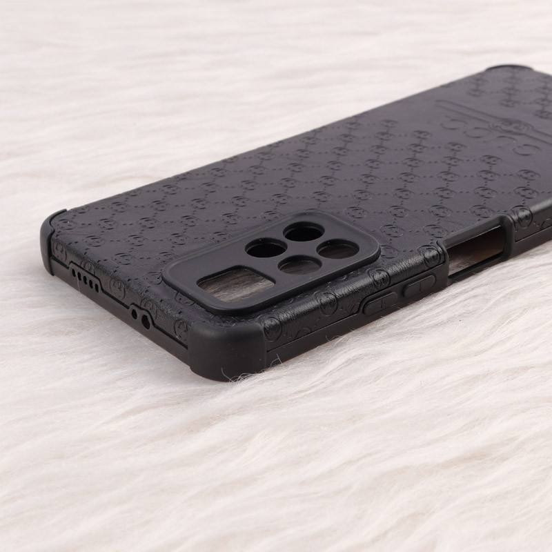 قاب چرمی Epimax طرح Gucci محافظ لنزدار Xiaomi Redmi Note 11T / Poco M4 Pro