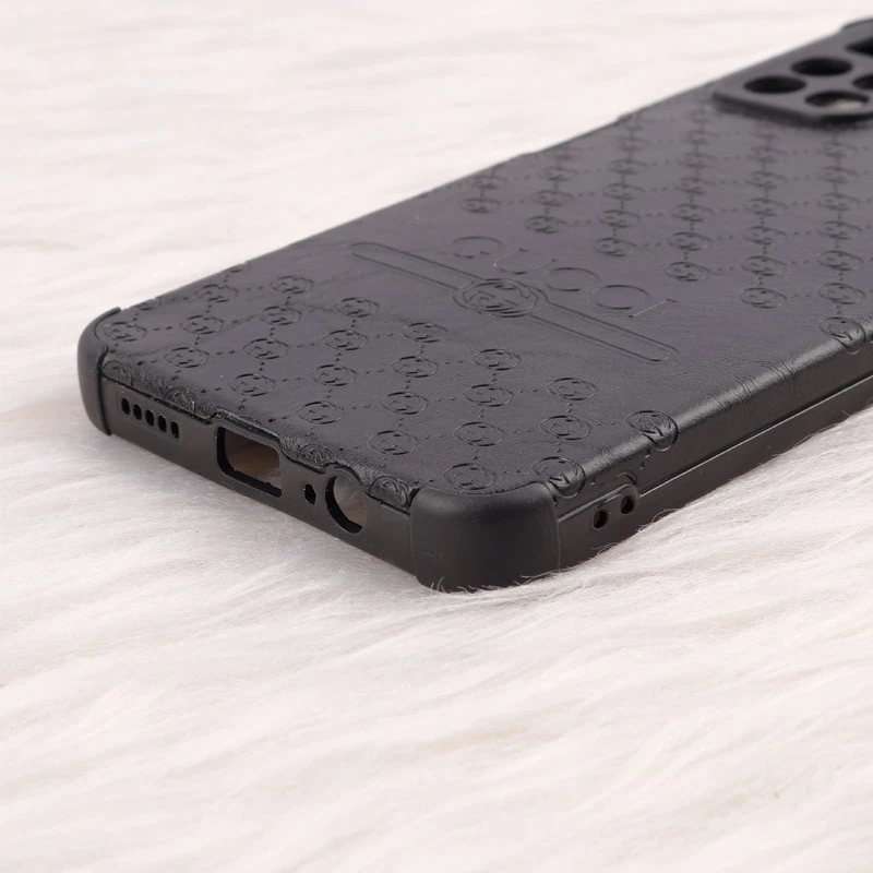 قاب چرمی Epimax طرح Gucci محافظ لنزدار Xiaomi Redmi Note 11T / Poco M4 Pro