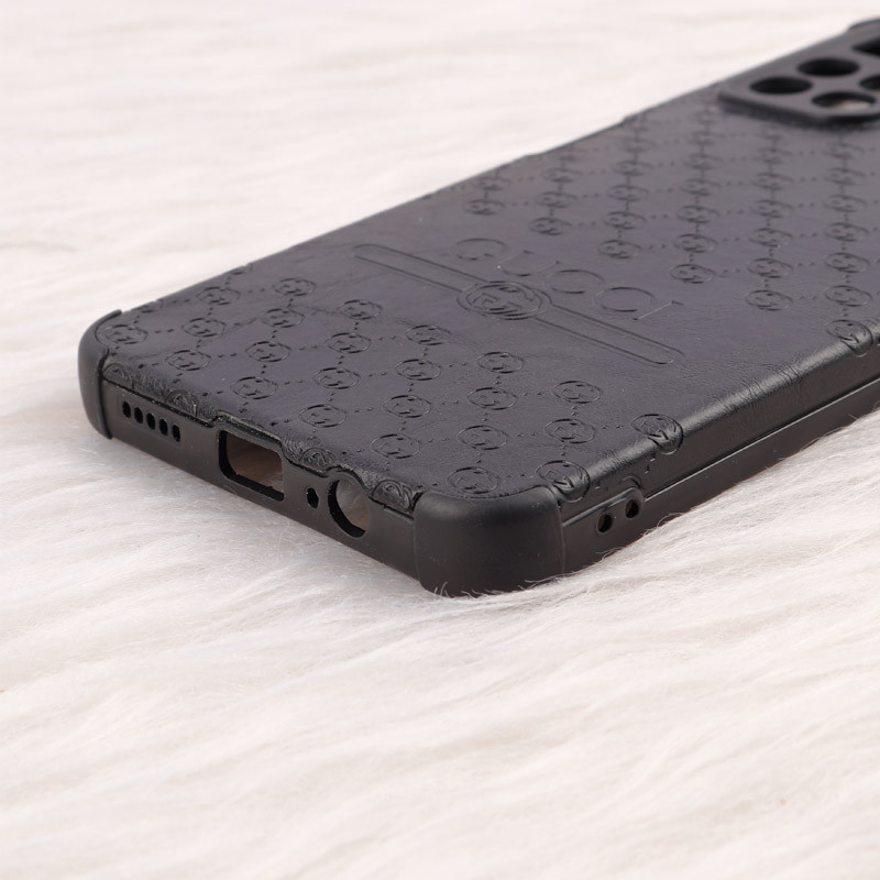 قاب چرمی Epimax طرح Gucci محافظ لنزدار Xiaomi Redmi Note 11T / Poco M4 Pro