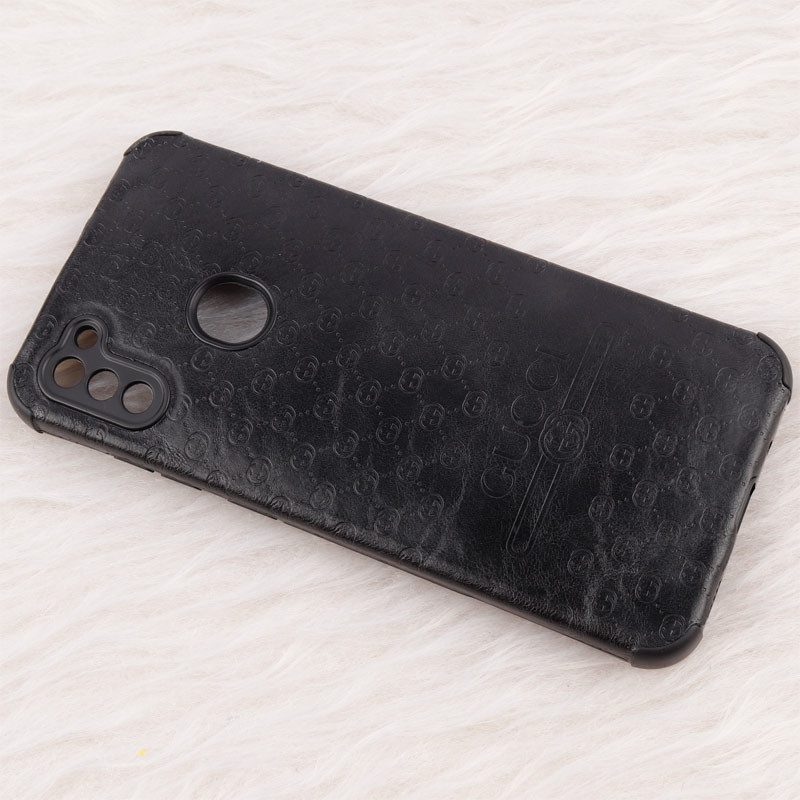قاب چرمی Epimax طرح Gucci محافظ لنزدار Samsung Galaxy A11