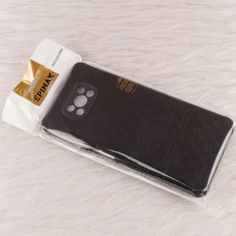 قاب چرمی Epimax طرح Gucci محافظ لنزدار Xiaomi Poco X3 / X3 NFC / X3 pro
