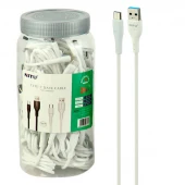 کابل تایپ سی فست شارژ Nitu NC129 3A 1.2m بسته ۲۰ عددی