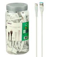کابل تایپ سی فست شارژ Nitu NC129 3A 1.2m بسته ۲۰ عددی